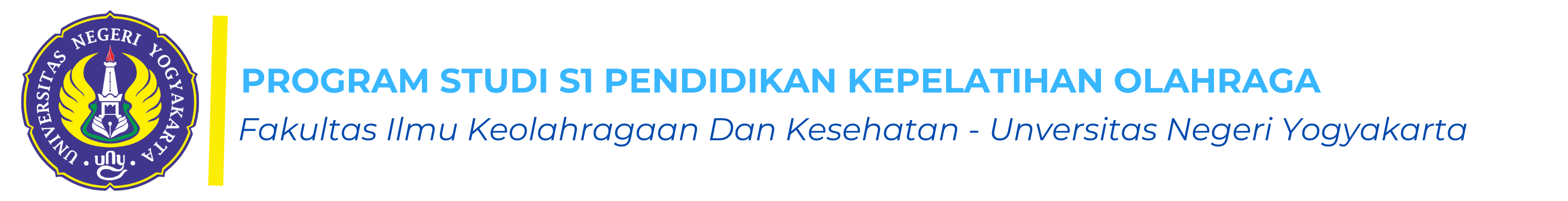Program Studi S1 Pendidikan Kepelatihan Olahraga